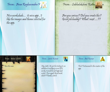 Facebook Testimonials